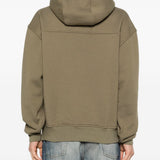 Felpa con cappuccio in verde Rhude - uomo 