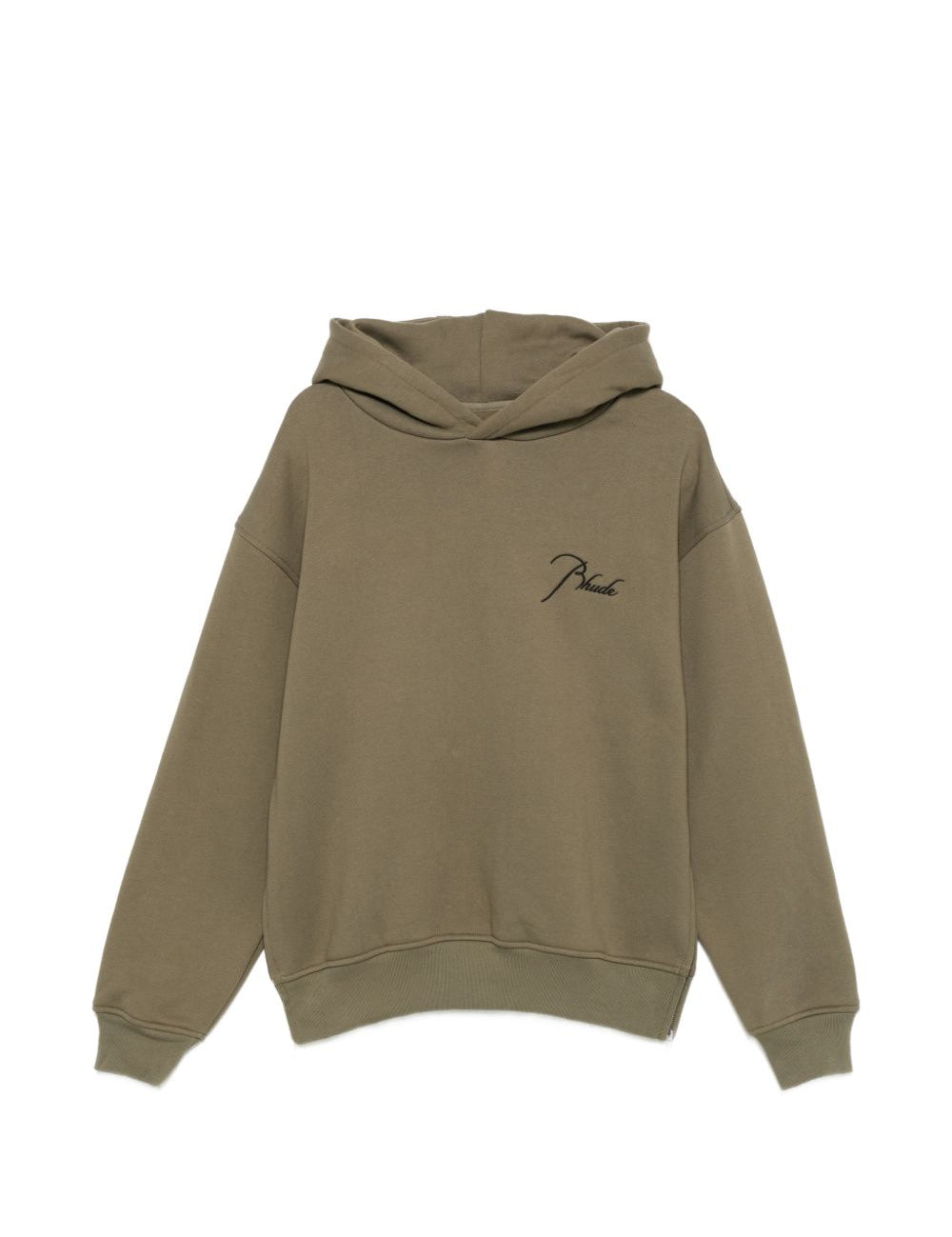 Felpa con cappuccio in verde Rhude - uomo 