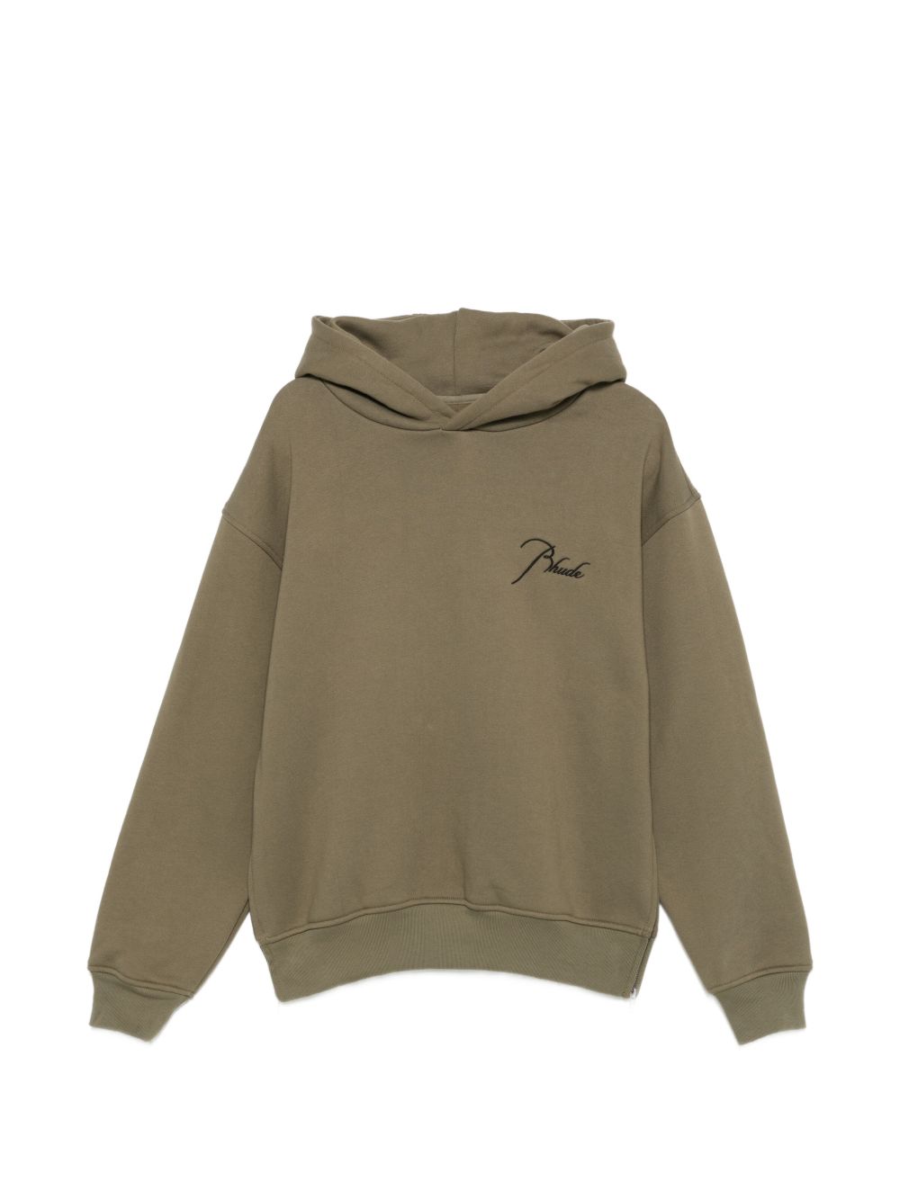 Felpa con cappuccio in verde Rhude - uomo 