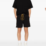 Costume da bagno con logo in nero Rhude - uomo 
