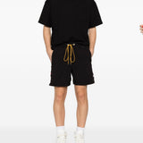 Costume da bagno con logo in nero Rhude - uomo 