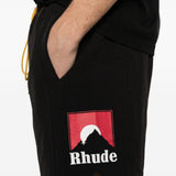 Costume da bagno con logo in nero Rhude - uomo 