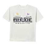 T-shirt Yacht Club in bianco Rhude - uomo 