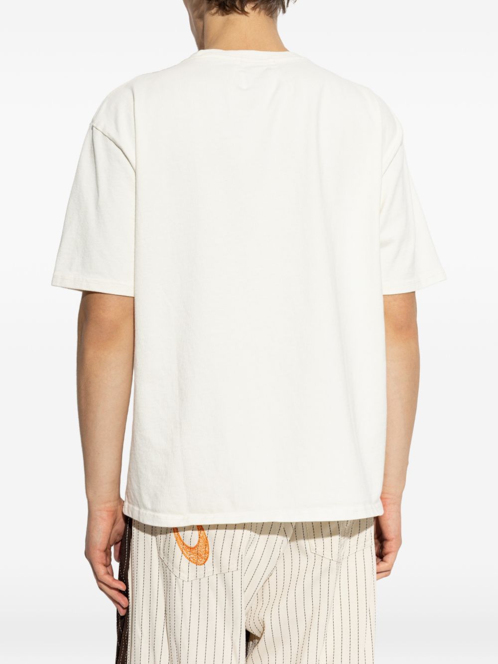 T-shirt con stampa in bianco Rhude - uomo 