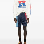 Felpa a manica lunga in bianco Rhude - uomo 