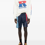 Felpa a manica lunga in bianco Rhude - uomo 