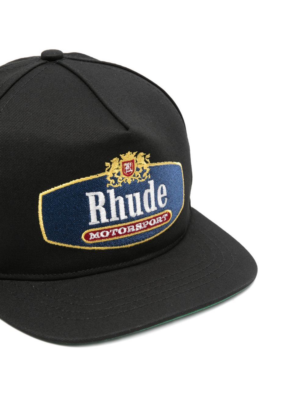 Cappellino da baseball con logo applicato in nero Rhude - uomo 