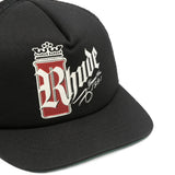 Cappello da camion con logo e grafica in nero Rhude - uomo 
