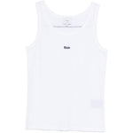 Canotta con logo ricamato in bianco Rhude - uomo 