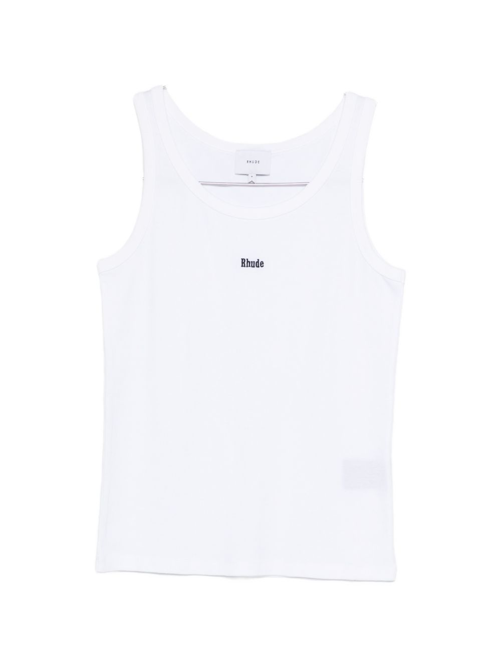 Canotta con logo ricamato in bianco Rhude - uomo 