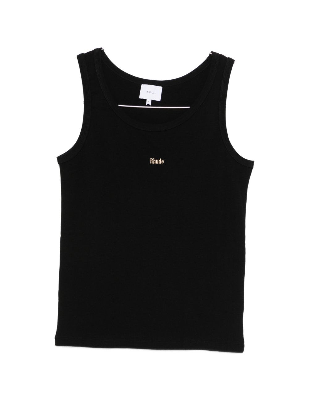Canotta con logo ricamato in nero Rhude - uomo 