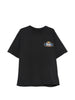 T-shirt con stampa del logo in nero Rhude - uomo