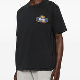 T-shirt con stampa del logo in nero Rhude - uomo 