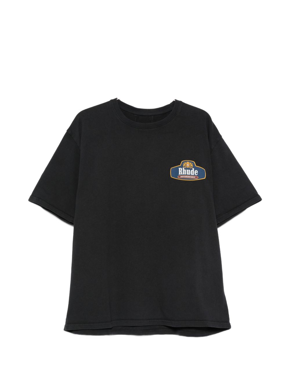 T-shirt con stampa del logo in nero Rhude - uomo 