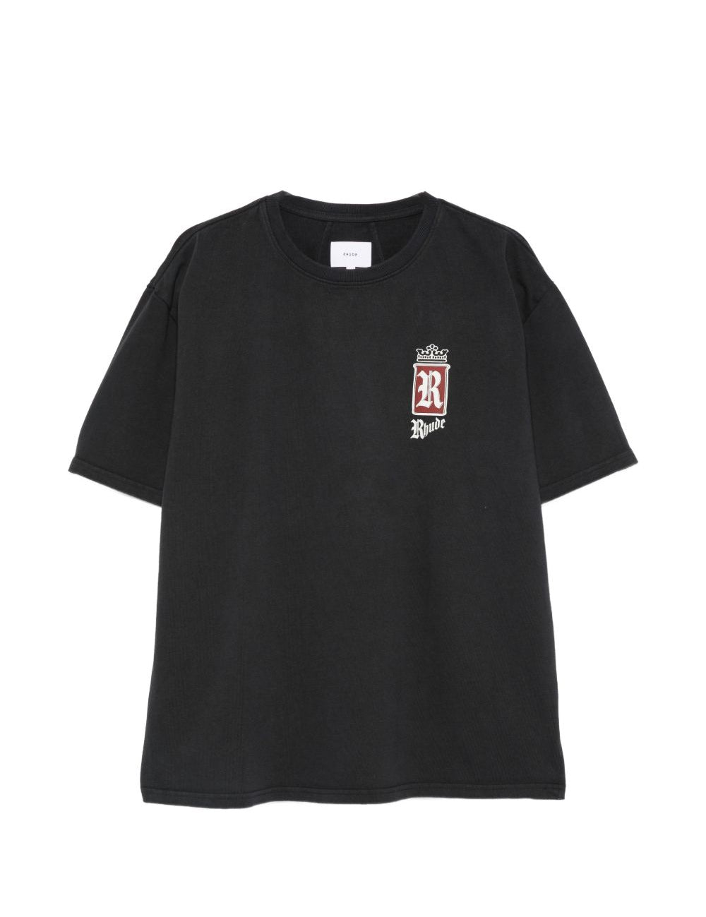 T-shirt con logo in nero Rhude - uomo 