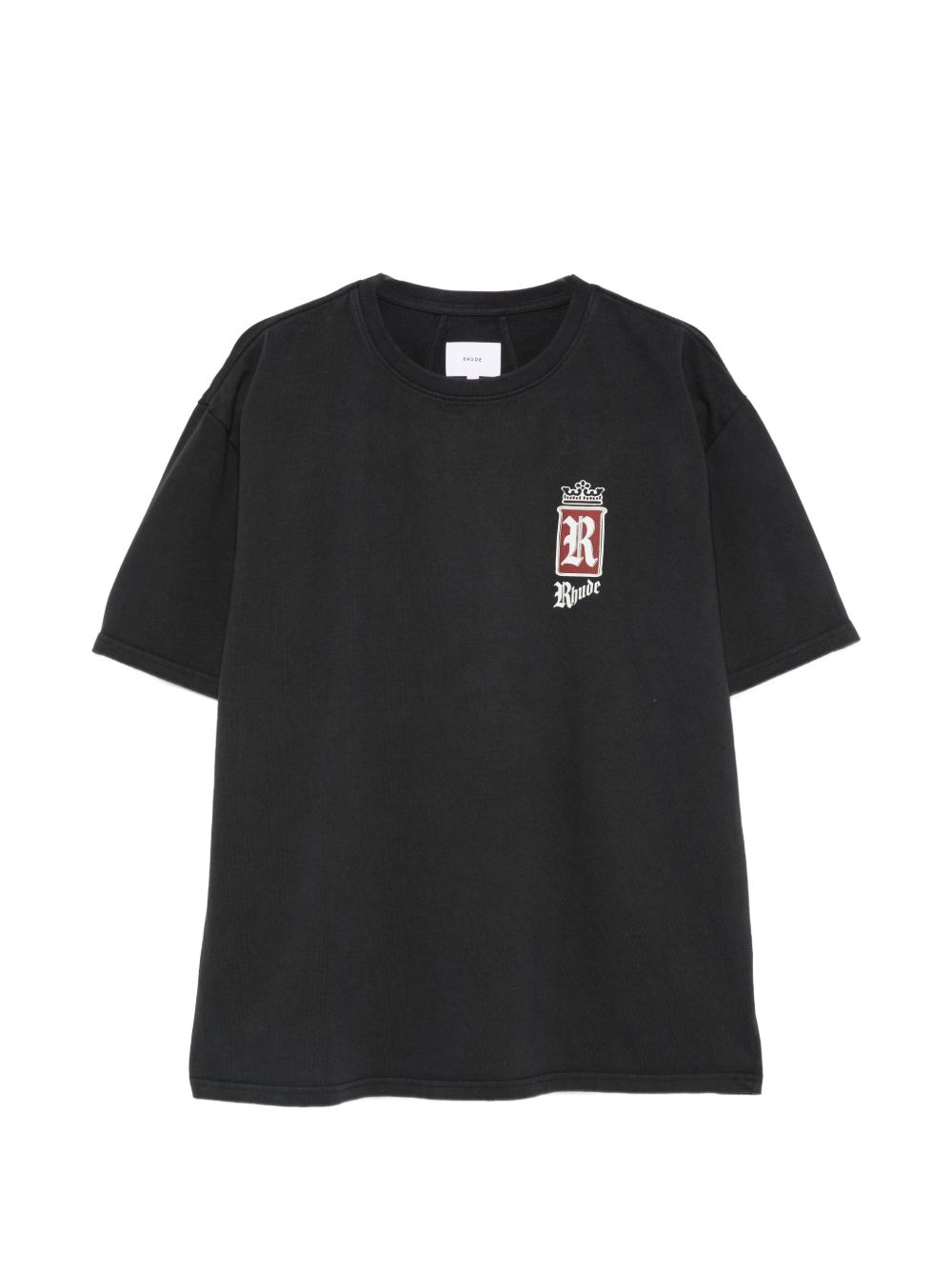 T-shirt con logo in nero Rhude - uomo 