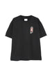 T-shirt con logo in nero Rhude - uomo