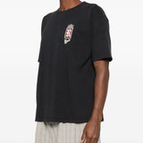 T-shirt con logo in nero Rhude - uomo 