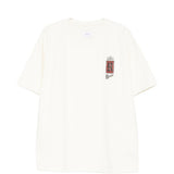 T-shirt con logo grafico in bianco Rhude - uomo 