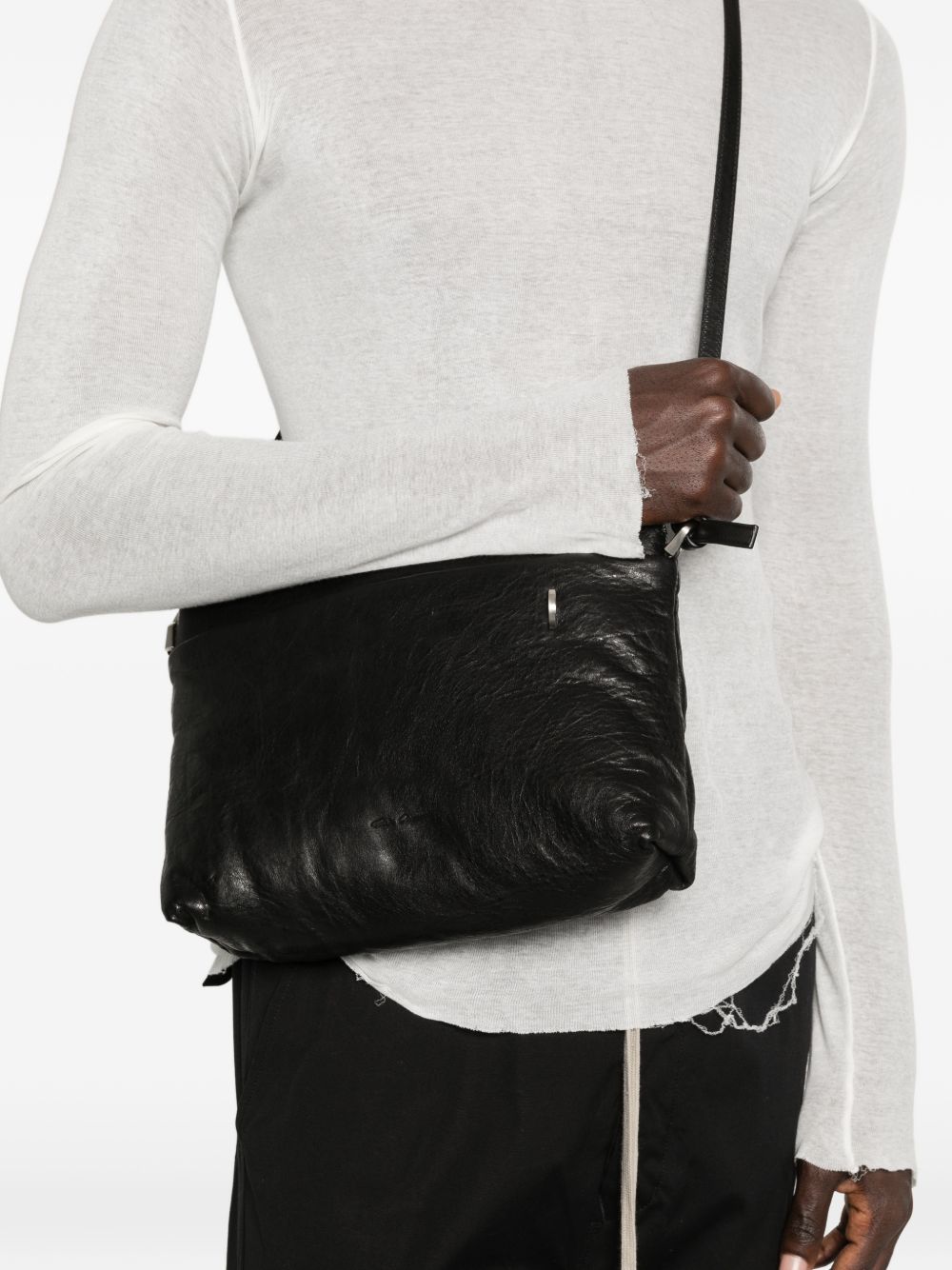 Borsa a tracolla Adri in nero Rick Owens - unisex 