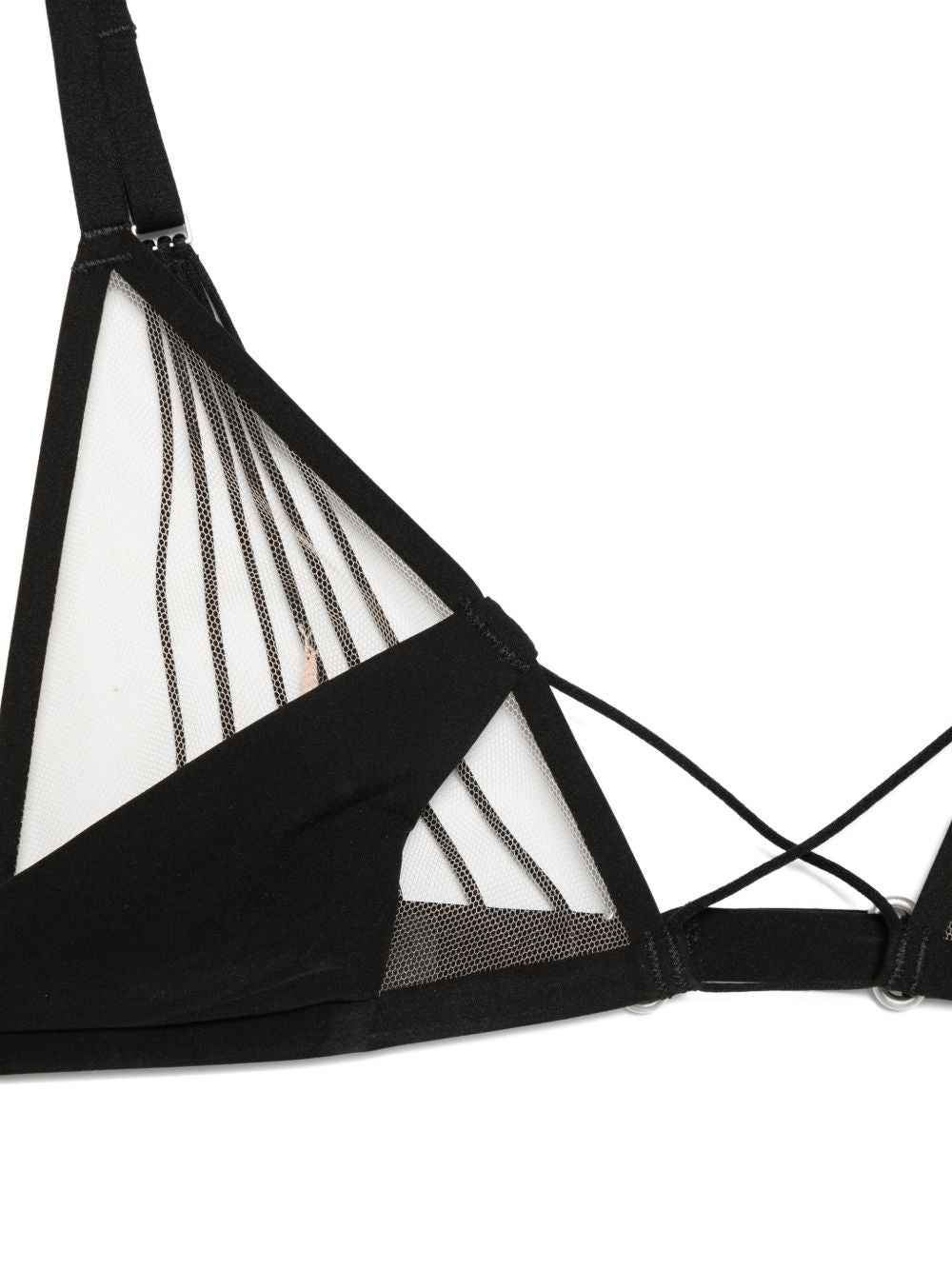 Reggiseno a triangolo in pizzo X Livy Raw District in nero Rick owens - donna 