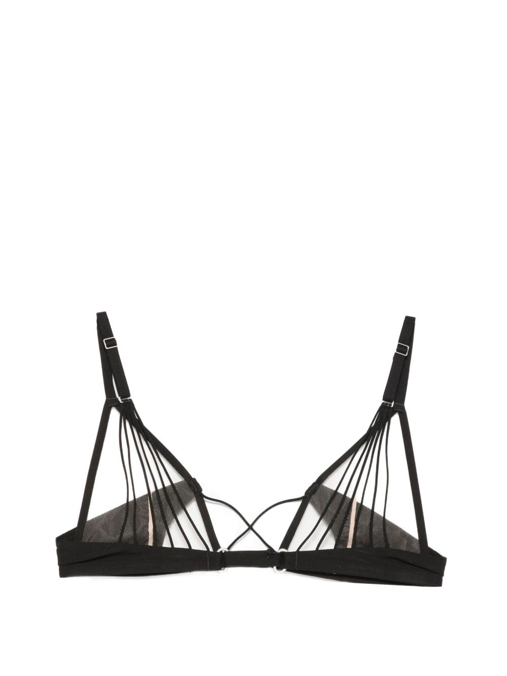 Reggiseno a triangolo in pizzo X Livy Raw District in nero Rick owens - donna 