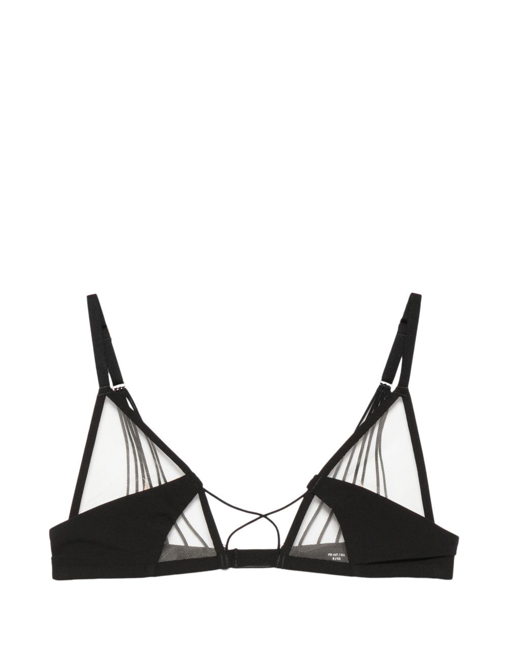 Reggiseno a triangolo in pizzo X Livy Raw District in nero Rick owens - donna 