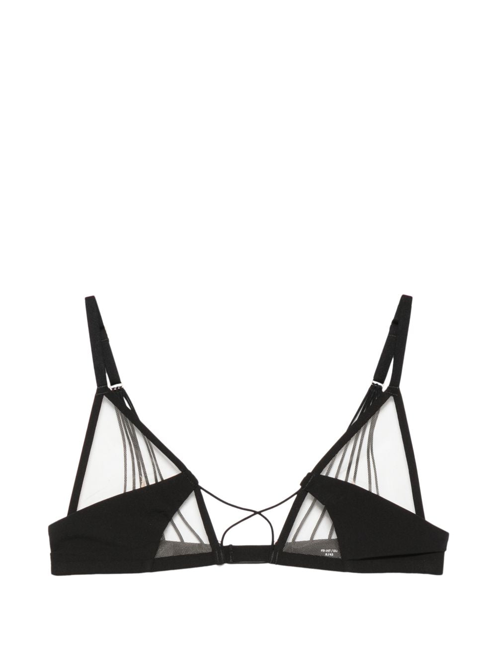 Reggiseno a triangolo in pizzo X Livy Raw District in nero Rick owens - donna 