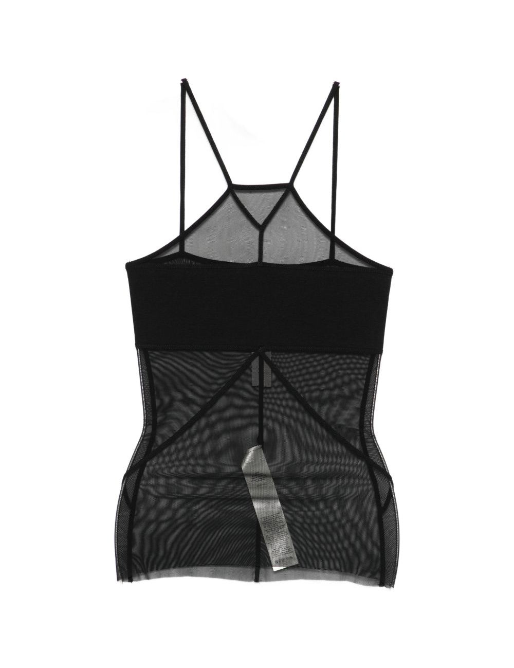 Top Trasparente Sl Combo  in nero Rick owens - donna 