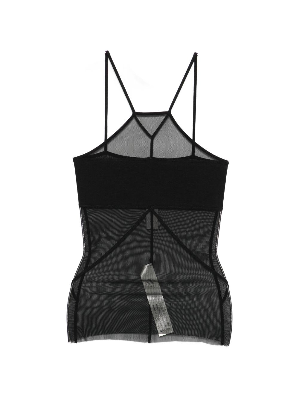 Top Trasparente Sl Combo  in nero Rick owens - donna 