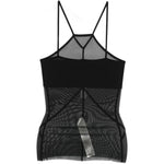 Top Trasparente Sl Combo  in nero Rick owens - donna 