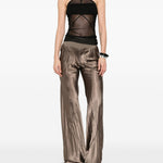 Top Trasparente Sl Combo  in nero Rick owens - donna 