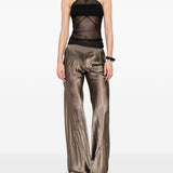 Top Trasparente Sl Combo  in nero Rick owens - donna 