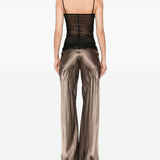 Top Trasparente Sl Combo  in nero Rick owens - donna 