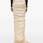 Gonna lunga drappeggiata in rosa Rick Owens - donna 
