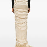 Gonna lunga drappeggiata in rosa Rick Owens - donna 