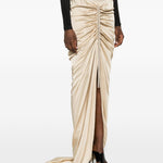 Gonna lunga drappeggiata in rosa Rick Owens - donna 