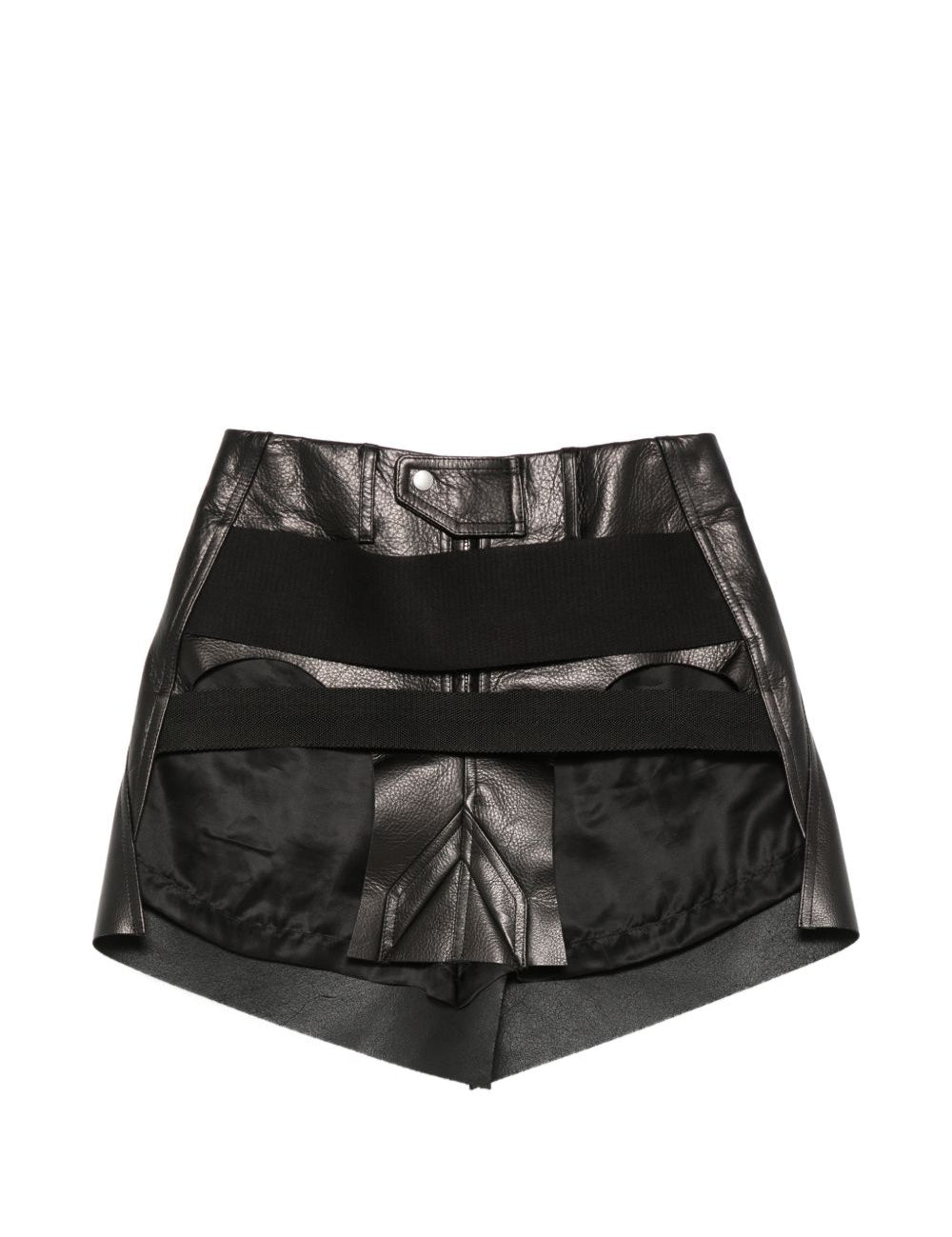 Minigonna temple in nero Rick owens - donna 