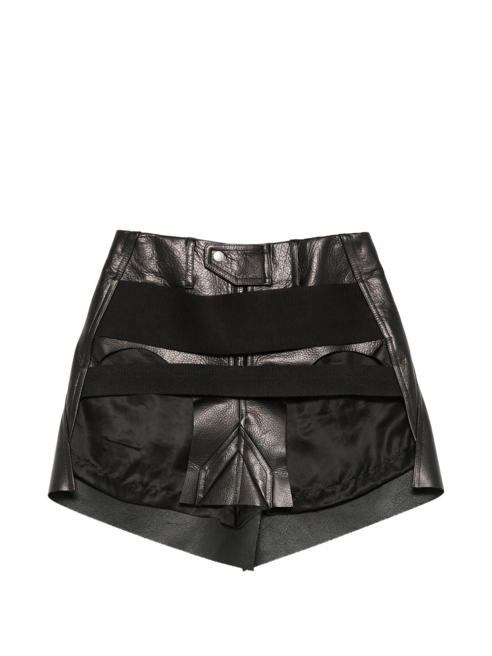 Minigonna temple in nero Rick owens - donna 