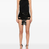 Minigonna temple in nero Rick owens - donna 