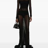 Abito maxi temple in nero Rick owens - donna 