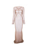 Rick Owens Brown Temple Panelled Maxi Dress - Women