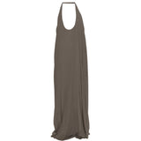 Abito maxi haltar in grigio Rick Owens - donna 