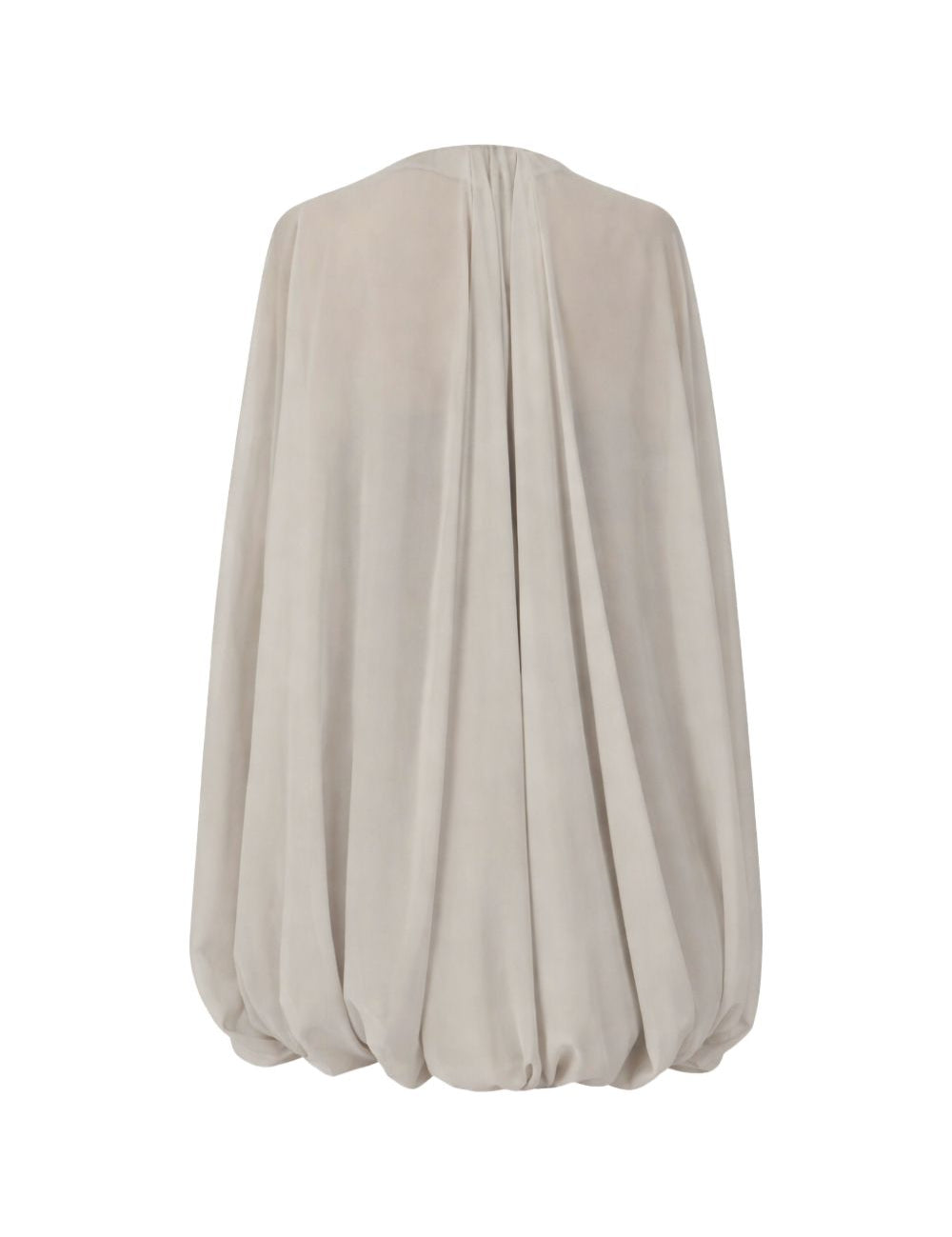Mantella luxor in seta  in grigio Rick Owens - donna 