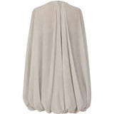 Mantella luxor in seta  in grigio Rick Owens - donna 