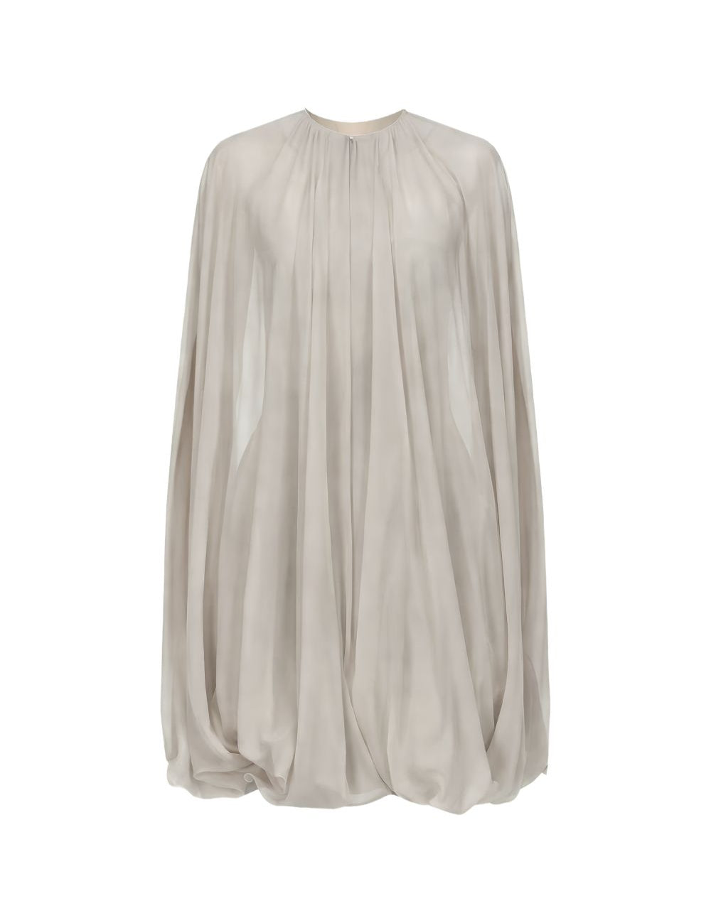 Mantella luxor in seta  in grigio Rick Owens - donna 
