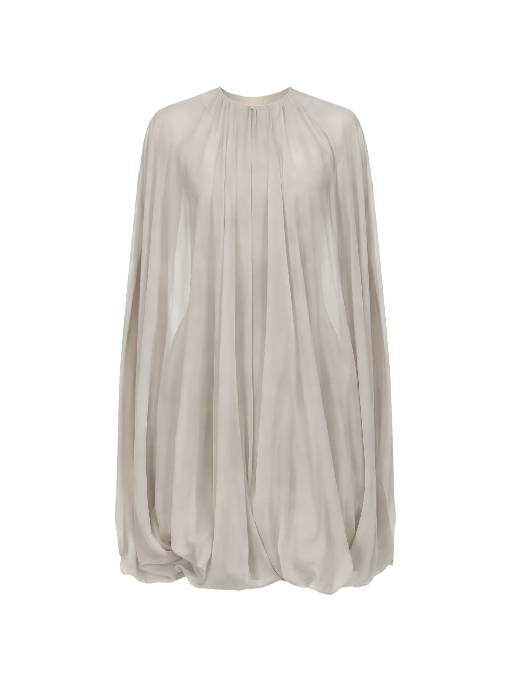 Mantella luxor in seta  in grigio Rick Owens - donna 