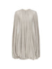 Mantella luxor in seta  in grigio Rick Owens - donna