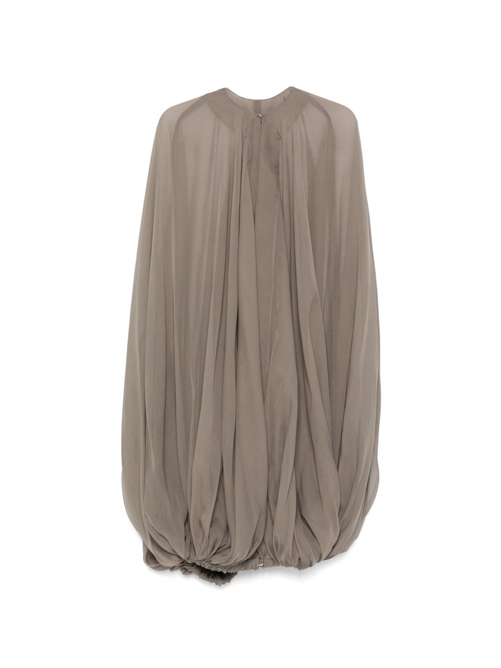 Cappa luxor in grigio talpa Rick Owens - donna 