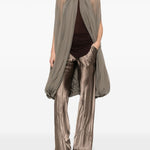 Cappa luxor in grigio talpa Rick Owens - donna 
